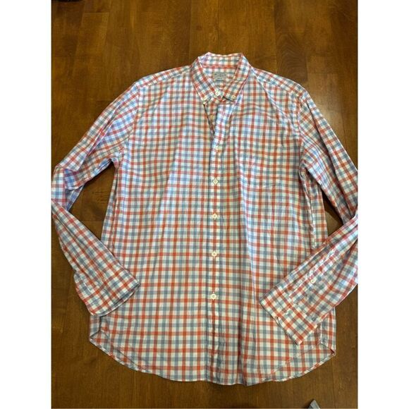 Men’s lightweight J.Crew spring/Easter button down shirt size large - Picture 1 of 3